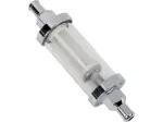 Clear Fuel Filter - Chrome, Clear - DS391672