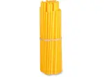 Conjunto de capas para raios - cor: amarelo fosco - para diâmetro de roda de 18" a 21" - pacote: 80 unidades - Moose