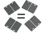Conjunto de pétalas de cana V-Force 3 de substituição - Preto - 10080088