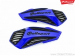 Conjunto de peças plásticas em azul e preto para proteção das mãos MX Air - Polisport