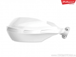 Conjunto de proteção de mãos branco Nomad para guidão com diâmetro externo de 22-28 mm e diâmetro interno de 13-18 mm - Po