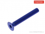 Coperchio a vite a testa svasata Pro Bolt M5 x 0.80 x 35 mm alluminio blu - JM