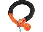 Corde de remorquage souple - noir/orange - Moose