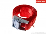 Courroie Réglable 1,5 m x 25 mm Rouge - JM