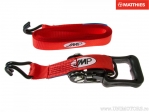 Courroie réglable 5 m x 33 mm rouge - JM