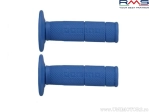 Cross-Enduro Lenkergriffe Set - Domino - Farbe: Blau (Länge: 118 mm) - RMS