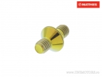 Csavar kupak befúrt hatlapú Pro Bolt M5 x 0.80 x 8 mm titán arany - JM