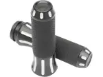 Custom Grips - Black, Re-Machined, Silver - 06301613