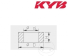 Cuzinet furca Kayaba 12.5 x 20 x 14.5 mm - Yamaha YZ 125 ('05) / YZ 250 2T ('05) / YZ 250 F 4T ('05) / YZ 450 F ('05) - JM
