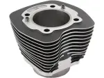 Cylinder zamienny - Czarny, malowany proszkowo, podkreślone żebra - 09310822