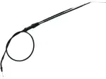 Czarny kabel ssania z winylu - Czarny - Standardowy - 06540039
