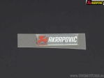 Décalque transparent de remplacement - couleur de base: rouge / blanc - Akrapovič