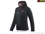 Damen Regenjacke Corpo - Größe: S - Material: 100% Polyester - Farbe: Schwarz/Rot - Akrapovič