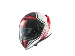 Devil PH Helm - Grau, Rot, Weiß, Glänzend - Erwachsene - S - 010116502