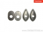 Distanziali di montaggio per frecce - Honda CB 600 S F2 Hornet S ('00-'03) / CB 900 F Hornet ('02-'06) / CB 1000 R ('08-'09) - J