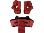 Domain™ Helm-Innenfutter und Wangenpolster Set - Rot - Erwachsene - XS - 01343147