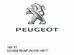 DOUBLE FRONT 450X780+SPOT - 003117 - Peugeot