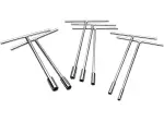 Douille métrique individuelle à poignée en T - Nickel - P08097
