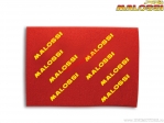 Dubbel luchtfilter schuim A3 (40x30cm) - rood - Malossi