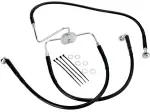 Edelstahl-Bremsleitungs-Kit - Schwarz - 17412562