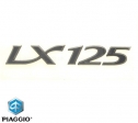 Emblema scris „LX 125” - Vespa LX 4T AC 125cc - Piaggio
