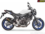 Endschalldämpfer Slip-On Line - SUZUKI SV 650 ('16-'24) / SV 650 X ABS Cafe Racer ('18-'25) (E-Mark) - Akrapovič