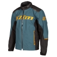 Enduro S4 Jacket Petrol - Strike Orange: Mărime - S
