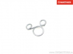 Ensemble de colliers de serrage de tuyau de carburant galvanisé 20 pièces 7mm serrage - JM
