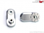 Ensemble d'extension de repose-pieds passager Vario couleur argent avec 30mm - MFW