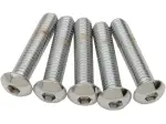 Ersatz-Knopfkopfschrauben - Chrom, Silber, Poliert - DS192326