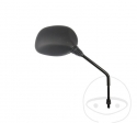 Espelho direito preto M8 mm - Peugeot Squab 50 / TKR 50 / TKR 50 12 polegadas / Trekker 50 Off Road / Sachs Squab 50 - JM