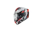 Evoluzione PR Helm - Rot, Weiß, Schwarz - Erwachsene - XS - 010118265