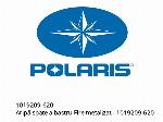 Fender hinten blue fire metallic - 1019209-620 - Polaris