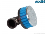 Filtru aer (100mm / 80mm / 34mm, unghi 90°) - albastru - Polini