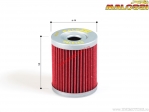 Filtru ulei Red Chilli (diametru 44mm / inaltime 55mm) - MBK Evolis ABS 400i H2O 4T E3 ('13-'16) - Malossi
