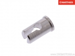 Fixing nipple set 1000 pieces length: 15.5mm - outer diameter: 9.0mm - hole diameter: 4.0mm - channel width: 3.2mm - JM into EXA