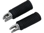 FML Foot Pegs - Black, Chrome - Standard - 16201890