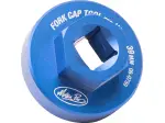 Fork Cap Socket 39 mm - Blue, Anodized - 38050319