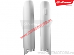 Fork Leg Guards (White) - Suzuki RM 125 / RM 250 ('07-'12) / RM-Z 250 ('07-'19) / RM-Z 450 ('08-'18) - Polisport