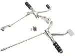 Forward Control Kit - Black, Chrome, Polished - Standard - 16220486