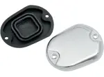 Front Brake Master Cylinder Cover - Black, Chrome - 06100686
