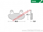 Front brake pads - MCB537 organic - Lucas TRW