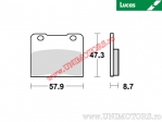 Front brake pads - MCB547 organic - Lucas TRW