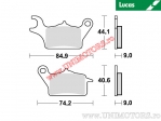 Front brake pads - MCB882 organic - Lucas TRW