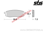 Front brake pads - SBS 580SI (metallic / sintered) - (SBS)