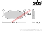 Front brake pads - SBS 663HF (ceramic) - (SBS)