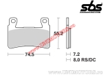 Front brake pads - SBS 734HF (ceramic) - (SBS)