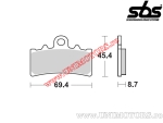 Front brake pads - SBS 877HF (ceramic) - (SBS)