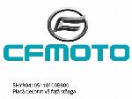 FRONT LH DECO PLATE - 5HY#04105110100B800 - CFMOTO