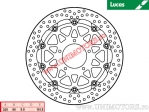 Front Racing Brake Disc MSW203SP Floating - Lucas TRW